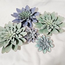 Set metal succulent for sale  Saint Croix Falls