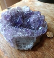 555g natural amethyst for sale  WALSALL