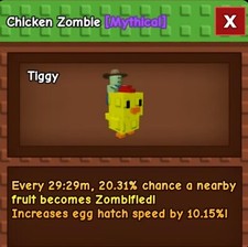 Chicken zombie grow d'occasion  Expédié en Belgium