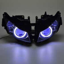 Headlight assembled white d'occasion  Expédié en Belgium