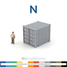 N 1/160 Conteneur 10 ft, Décor Industriel Marchandises Camion Transport 1:160 na sprzedaż  Wysyłka do Poland