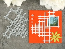 Square interlaced stanzschablo gebraucht kaufen  Versand nach Germany