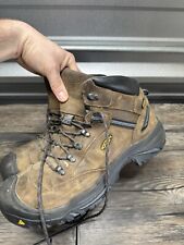 Usado, Botas Keen Utility masculinas tamanho 13 EE Braddock couro marrom WP biqueira de aço fabricadas nos EUA comprar usado  Enviando para Brazil