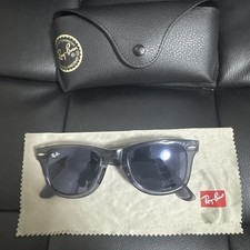 Óculos de Sol Ray-Ban Original Wayfarer Cinza Transparente/Azul 50mm RB2140 6773R5 50 comprar usado  Enviando para Brazil