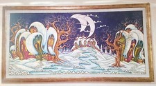 Quadro paesaggio naif usato  Pasian di Prato
