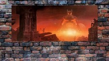 Usado, Cartaz de pintura DIO the Last in Line vibrante AF lindo AF BIG AF 48" x 20" comprar usado  Enviando para Brazil