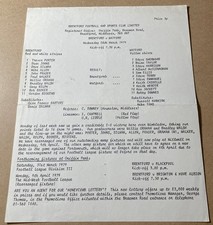 1978 brentford watford for sale  BOLTON