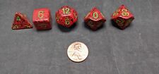 5pcs set red for sale  Maitland