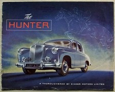 Usado, Folheto de vendas de carros Singer Hunter década de 1950 comprar usado Usado, Folheto de vendas de carros Singer Hunter década de 1950 comprar usado  Enviando para Brazil