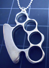 Brass knuckles necklace for sale  Washington