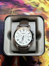 Fossil Men's Watch - Grant Chronograph Brown Leather Watch FS4735IE comprar usado  Enviando para Brazil