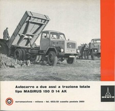 Depliant brochure autocarro usato  Bussoleno