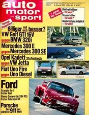 2) Auto Motor und Sport 01/1986 - VW Golf II GTI 16V mi - Fiat Uno 45 Fire S mi comprar usado 2) Auto Motor und Sport 01/1986 - VW Golf II GTI 16V mi - Fiat Uno 45 Fire S mi comprar usado  Enviando para Brazil