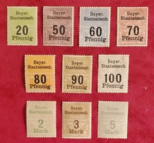 Germany 1920.bavarian railways d'occasion  Expédié en Belgium