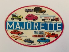Sticker vintage majorette d'occasion  France
