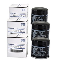 PACOTE COM 3 filtros de óleo de motor Subaru 15208AA100 para Impreza Legacy Outback Forester comprar usado  Enviando para Brazil