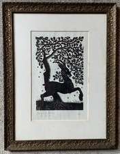 Bruno osimo xilografia usato  Bologna