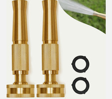 Bocal de jato de mangueira de jardim Morvat latão maciço resistente torção, pacote com 2, usado comprar usado  Enviando para Brazil