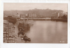 Vintage postcard harbour for sale  HOLYHEAD