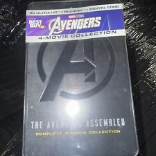 Marvel Avengers 4-Movie Collection (Steelbook)(4K Blu-ray Disc) Brand New Sealed comprar usado  Enviando para Brazil