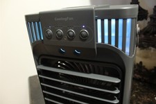 Ventilador de água de resfriamento portátil com controle remoto 3 funções temporizador de 3 velocidades iluminação ambiente, usado comprar usado  Enviando para Brazil