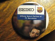 Relógio Seiko FC Barcelona futebol anúncio bolso batom espelho, usado comprar usado  Enviando para Brazil
