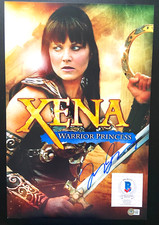 LUCY LAWLESS ASSINADO XENA 12X18 PÔSTER DE PROGRAMA DE TV FOTO GUERREIRA PRINCESA BAS comprar usado  Enviando para Brazil