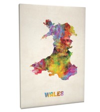 Wales watercolor map for sale  COVENTRY