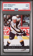 2006 Upper Deck Young Guns Shea Weber #222 PSA 9 #1719 comprar usado  Enviando para Brazil