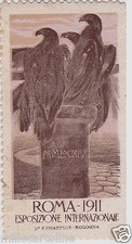 Cambellotti erinnofilo 1911 usato  Roma