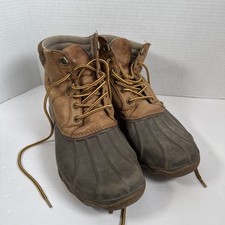 Bota Sperry Top Sider Masculina Tamanho EUA 9,5 M Avenue Duck Impermeável Marrom Claro comprar usado  Enviando para Brazil
