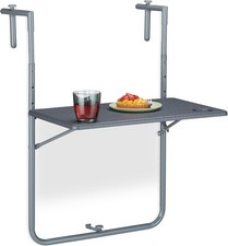 Stół balkonowy Relaxdays składany – stół do zmiany – 59,5x60 cm – regulowana wysokość na sprzedaż  PL
