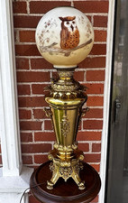 antique painted lamps hand 4 for sale antique painted lamps hand 4 for sale Wabasha