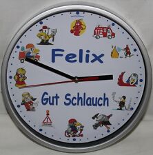 Wanduhr feuerwehrmann feuerweh gebraucht kaufen  Berga