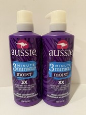 Lote de 2 - NOVO Aussie 3 Minute Miracle 3x Condicionador Profundo Húmido 16 oz 475ml comprar usado  Enviando para Brazil