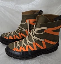 Grenson green canvas for sale  CROYDON