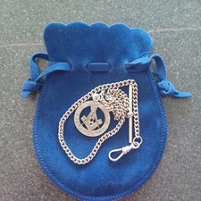 Masonic silver fob for sale  SWANSEA