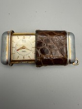 Relógio de viagem Ebel década de 1940 estilo Peek a Boo bolsa escondida comprar usado  Enviando para Brazil
