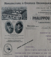 Invoice 1934 labastide d'occasion  Expédié en Belgium