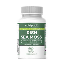 Cápsulas veganas de musgo marinho irlandês com bexiga e raiz de bardana alta resistência Reino Unido comprar usado  Enviando para Brazil