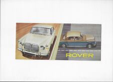 1960 rover car for sale  NEWMARKET