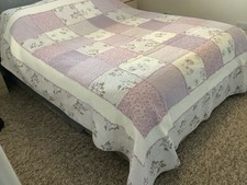 Pretty quilted double for sale  TRURO