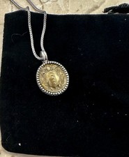 Pingente de tartaruga de bronze em corrente de prata Konstantino comprar usado  Enviando para Brazil