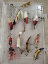 lote de iscas de pesca antigas vintage comprar usado  Enviando para Brazil