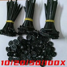 Fivela de amarração de cabo universal de náilon, suporte de amarração de náilon com zíper de travamento automático resistente! comprar usado  Enviando para Brazil