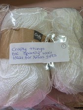 Wool yarn white for sale  BURTON-ON-TRENT