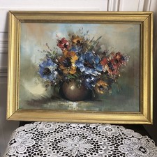 Tableau encadré bouquet d'occasion  Beauvais