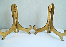 Pair solid brass for sale  POOLE