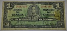 Banconote canada dollaro usato  Ruvo di Puglia