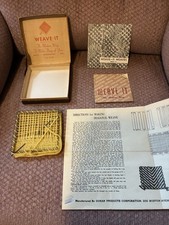 Antigo Donar Weave It 1936 tear manual, instruções e livro de padrões comprar usado Antigo Donar Weave It 1936 tear manual, instruções e livro de padrões comprar usado  Enviando para Brazil